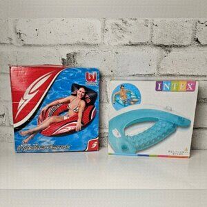 Bestway 47-inch Hydro-Force Swim Tube and an Intex Lounge Sit & float. NWT